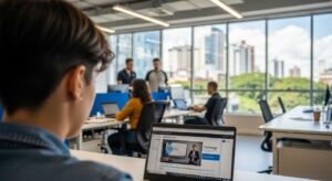 Leia mais sobre o artigo O papel do vídeo corporativo na era do trabalho híbrido